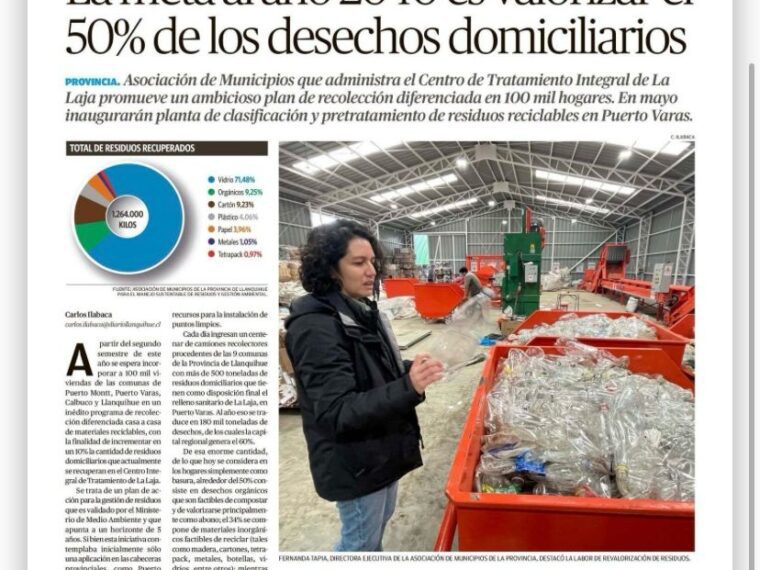 Avanzamos hacia un futuro más sustentable: La meta es valorizar el 50% de los desechos domiciliarios al 2040